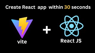 How to create react app using Vite  Faster way create react app [upl. by Horatio177]