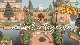 Touring my natural cottagecore island Animal Crossing New Horizons [upl. by Rezeile]