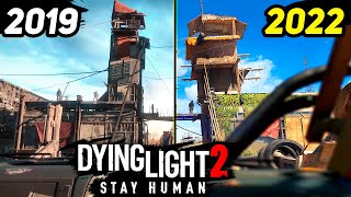 DYING LIGHT 2  E3 2019 vs 2022 Retail  FULL Comparison [upl. by Otsenre]