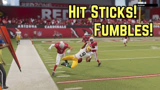 Madden 23 Hit Stick Fumbles And Biggest Hits Highlight Compilation [upl. by Icam]