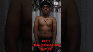 BODY TRANSFORMATION DAY 43🦍🦍🦍🦍 shorts [upl. by Dmitri]