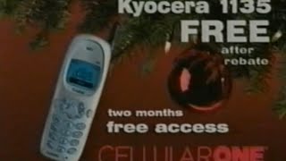 Cellular One Rag Doll Phone Commercial 2002 30 Sec [upl. by Chrystal405]