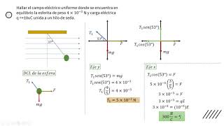 Ejercicio Resuelto de Campo Eléctrico [upl. by Carling]