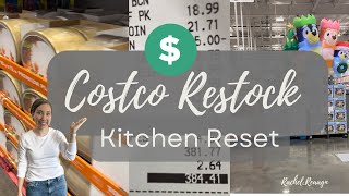 NEW GROCERY HAUL  Costco  Family of 6  KITCHEN RESET [upl. by Haropizt942]