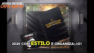 Agenda Editável 2025 Organize seu Ano com Páginas Personalizadas e Capas Exclusivas [upl. by Jerri]