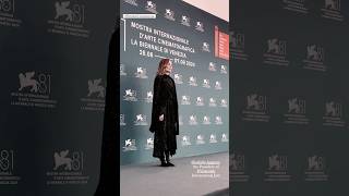 Isabelle Huppert at the press conference during Venice Film Festival isabellehuppert [upl. by Drue268]