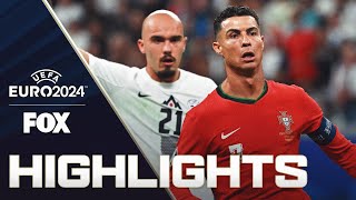 Portugal vs Slovenia Highlights  UEFA Euro 2024  Round of 16 [upl. by Lavena]