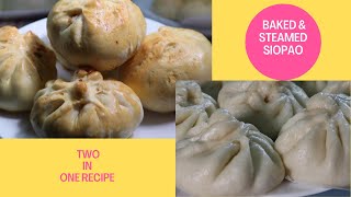 SIOPAO BAKED amp STEAMED IN ONE GO [upl. by Vanya695]