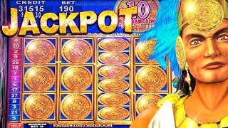 JACKPOT 650 FREE GAMES BONUS MAYAN CHIEF KONAMI SLOTS  PLAYING IN CASINO [upl. by Nenad]