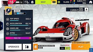 Asphalt 9  Grand Prix  Glickenhaus SCG 007  Car  Final Round 3  Walkthrough 2023 [upl. by Clemence25]