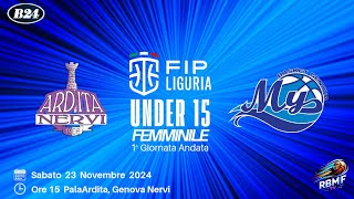 U15 Femminile Ardita Nervi  My Basket Genova [upl. by Llerret]