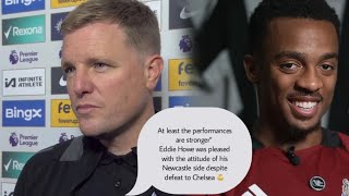 Eddie Howes Powerful Message After Newcastle vs Chelsea Loss 💥 Unstoppable Attitude [upl. by Alyad637]