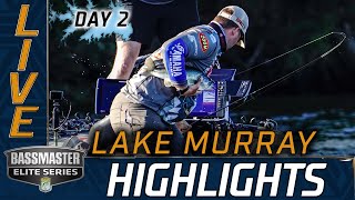 Highlights Day 2 Bassmaster action at Lake Murray [upl. by Chassin]