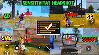 👹2023  SENSI 100 Headshot ❗Sensitivitas FF Auto Headshot 2023  Sensitivitas Headshot Free Fire [upl. by Lerad]