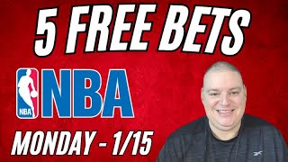 Monday 5 Free NBA Picks amp NBA Betting Predictions  12224 l Picks amp Parlays [upl. by Ellenwahs]