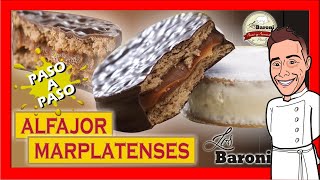 ALFAJOR MARPLATENSE 🔺 LOS BARONI de MAR DEL PLATA 🏖️ los famosos 🔺 cursos de pastelería online [upl. by Lecram]