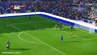 Leicester vs Watford 20 Highlights Goals  EFL Championship 2324  Football Simulation PES 21 [upl. by Robinet459]