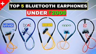 Top 5 Best Neckbands Under 2000🔥Best neckbands Under ₹2000 in 2024⚡ [upl. by Noyahs171]