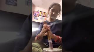 Ghee bnate hue y kya ho gya 😱🤯 iski umeed ni thi 🤣 trending thesanatandharma love reels video [upl. by Rolecnahc]