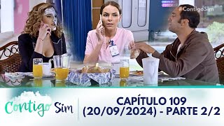 Contigo Sim  Capitulo 109 Parte 22  20092024 Samantha fala com Ângela em ligação [upl. by Burke]