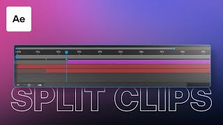 How To Cut Clips In After Effects [upl. by Eniamat]