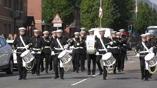 Shankill Road Defenders  Brian Robinson Memorial Parade 2024 [upl. by Dyana]