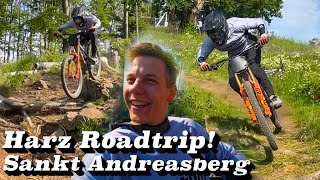 Harz Roadtrip Bikepark Sankt Andreasberg  VLOG  4K  Julian Schneider [upl. by Pomona]