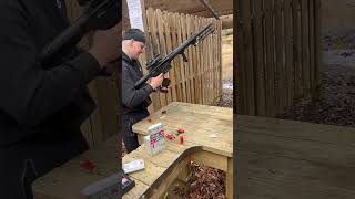 My nephew firing a Citadel Boss 25 AR12 on March 23rd 2024 at Myrtle Grove shooting range [upl. by Tiedeman628]