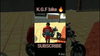 KGF bike 🔥🔥 Indian bike driving 3D shortsviral [upl. by Ballman320]