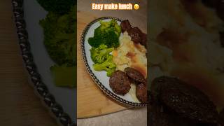 food at home so delicious 🤤 make purée and broccoli 🥦 meatballs ☺️cookingrecipes cookingideas [upl. by Latif]