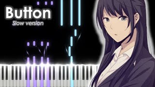 Piano Tutorial  ReLIFE Opening  Button Slow Version [upl. by Eduardo905]