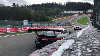 Eau Rouge GT3 flyby [upl. by Claudie75]