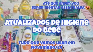 Atualizados de Higiene do Bebê Fralda Edição Limitada🤩 2 anos e 8 meses 👶🏻 [upl. by Ailimat]