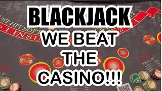 💥BOOM HUGE BLACKJACK win at the casino in Las Vegas [upl. by Othilie]