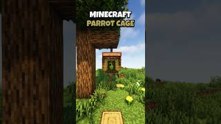 Minecraft Parrot Cage Tutorial 🦜🦜 minecraft [upl. by Niloc]