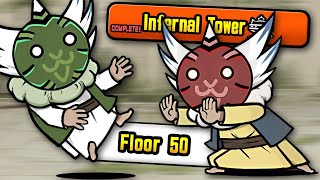 Defeating INFERNAL TOWER vs Esoteric Uril Battle Cats [upl. by Romina657]