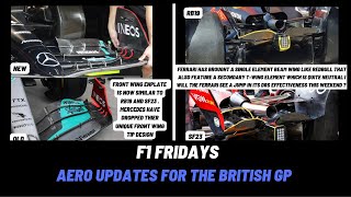 F1 Fridays  2023 British Grand Prix Aero Updates  Mercedes  Ferrari  Alpine [upl. by Doowyah]