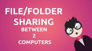 Share Files Between Two Computers [upl. by Noillid]