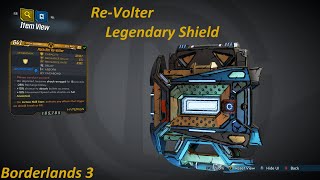 Borderlands 3 ReVolter legendary shield Farm quotSumoquot in Eschaton Row for this gear [upl. by Guildroy]