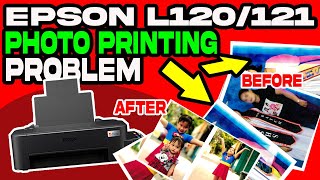 Paleng Rainbow yung dulo Epson L120  L121 shark teeth Photo printing Problem how to fix [upl. by Ymrots]