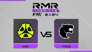 M80 проти FURIA  PWE CS2 AMERICAS RMR 2024 [upl. by Primrosa]