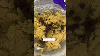 Chocolate chip cookies anyone 🍪 cookiesrecipe baking [upl. by Haliek]