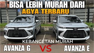 PERBANDINGAN ALL NEW AVANZA TYPE E VS TYPE G TERBARU Review amp Promo Update [upl. by Bruis]