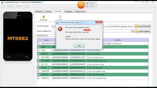 sp flash tool solution error 8417 حل مشكلة خطأ [upl. by Ayatal]