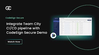 Integrate Team City CICD pipeline with CodeSign Secure Codesigning Solution Encryption Consulting [upl. by Isaak211]