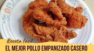 COMO HACER POLLO EMPANIZADO CASERO FÁCIL 🍗 [upl. by Nawram]