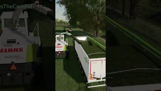 GRASS SILAGE HARVEST WITH MERCEDES amp MRSTHECAMPER  Farming Simulator 22 shorts farmingsimulator [upl. by Ehav]