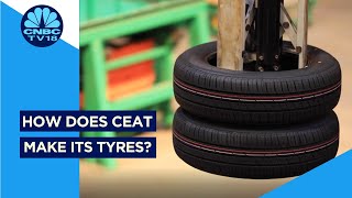 How Does Ceat Make Its Tyres Ceat Tyres Manufacturing Plants In India  cnbctv18digital [upl. by Ttreve316]