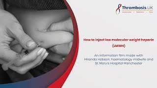 How to inject low molecular weight heparin LMWH [upl. by Lawtun]