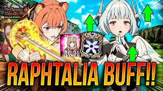 AHORA SÍ SIRVE 🔥 RAPHTALIA BUFF  FITORIA SHIELD HERO COLLAB PVP🙂 Seven Deadly Sins Grand Cross [upl. by Grania760]